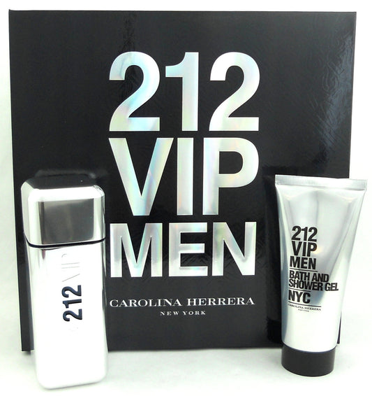212 VIP MEN Carolina Herrera 3.4 oz.EDT Spray + 3.4 oz.Sh/Gel. Brand new.