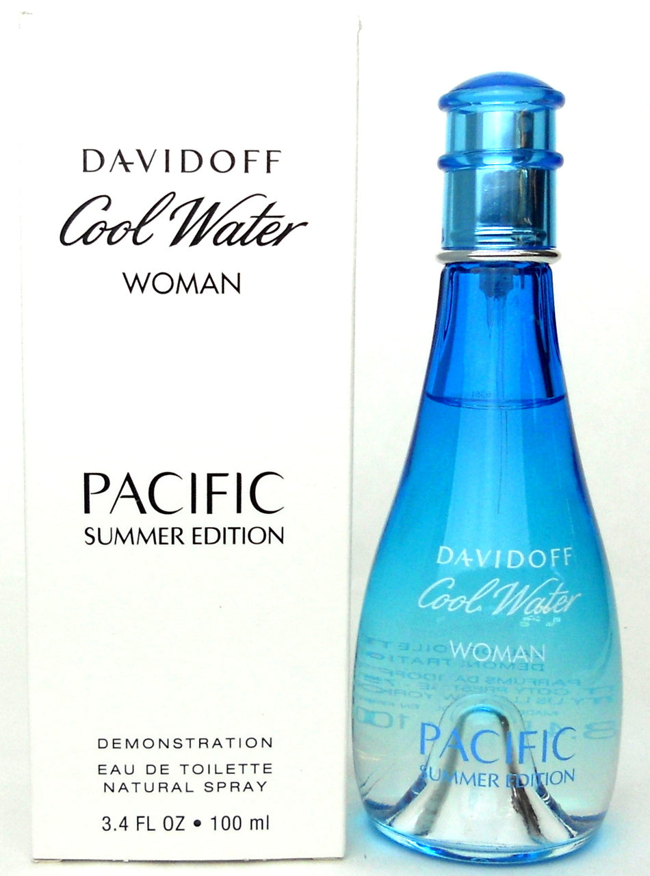 Davidoff Cool Water Pacific Summer Edition 3.4 oz. Eau De Toilette Spray for Women Tester