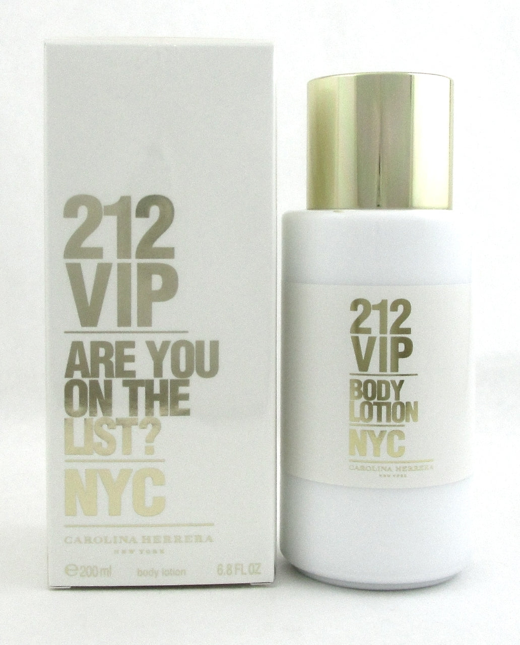 212 VIP Carolina Herrera Body Lotion 6.8 oz./ 200 ml. Women. New in Sealed Box.