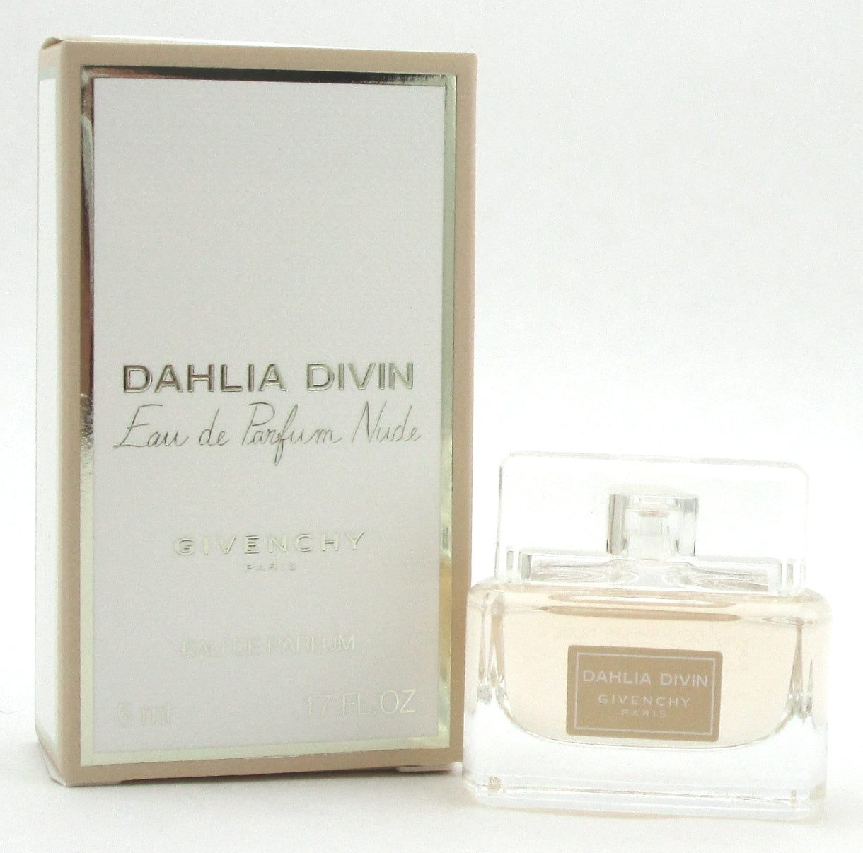 Dahlia Divin Eau de Parfum NUDE by Givenchy MINI 5 ml. for Women. New in Box.