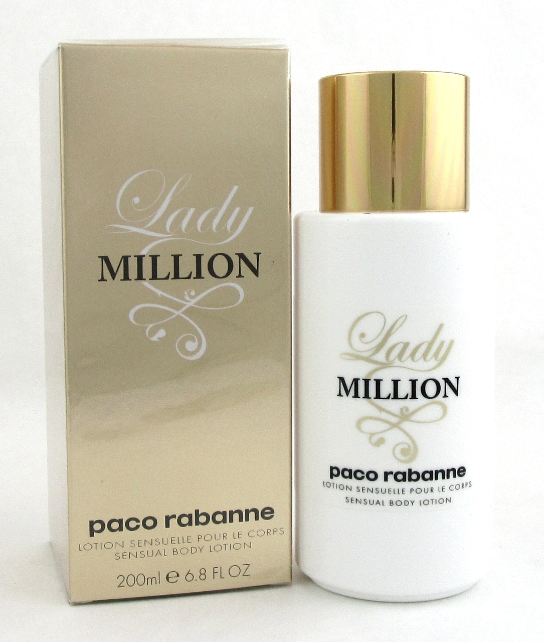 Lady Million by Paco Rabanne 6.8oz.Sensual Body Lotion for Women.New Sealed Box