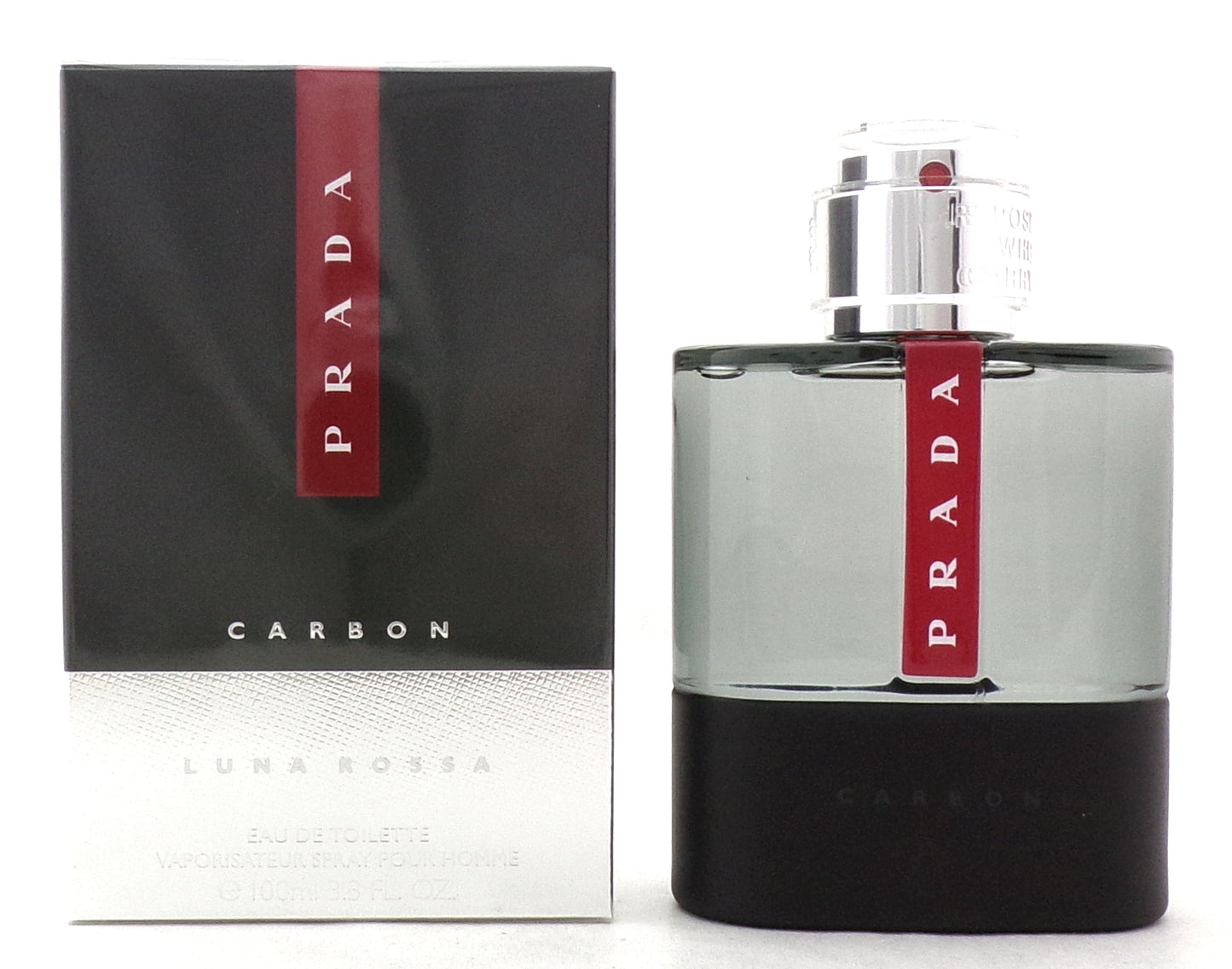 Prada Luna Rossa Carbon 3.3 oz. Eau de Toilette Spray for Men. New Sealed Box