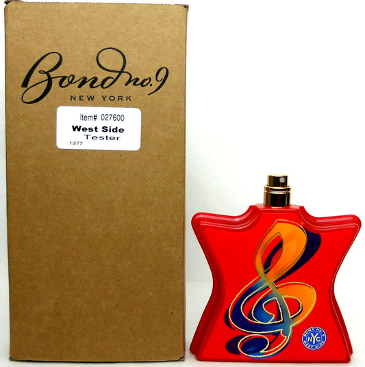West Side by Bond No.9 Unisex Perfume 3.3 oz.EDP Spray. New tester. No Cap.