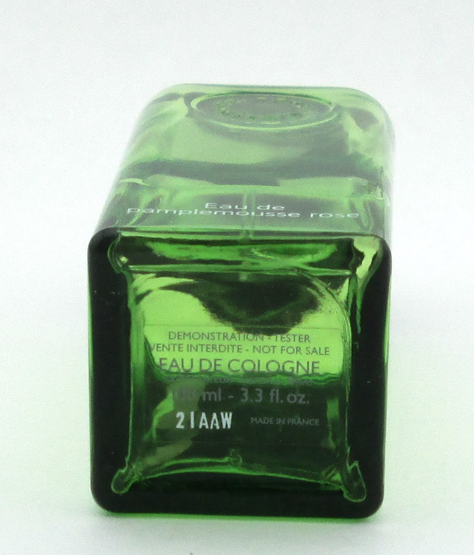Eau de Pamplemousse Rose by Hermes Eau De Cologne Spray Unisex 3.3 oz. Tester LOWFILL Bottle NO BOX