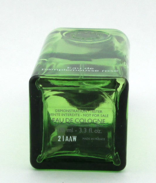 Eau de Pamplemousse Rose by Hermes Eau De Cologne Spray Unisex 3.3 oz. Tester LOWFILL Bottle NO BOX
