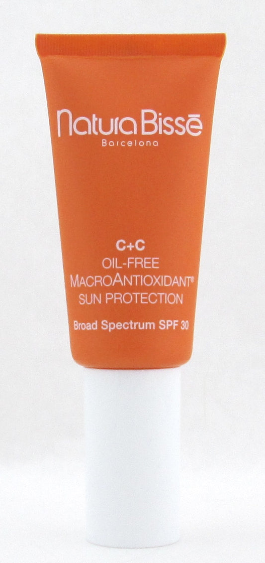 Natura Bisse C+C Oil Free MacroAntioxidant Sun Protection Broad Spectrum SPF 30 1.0 oz./ 30 ml. Unboxed/Tester