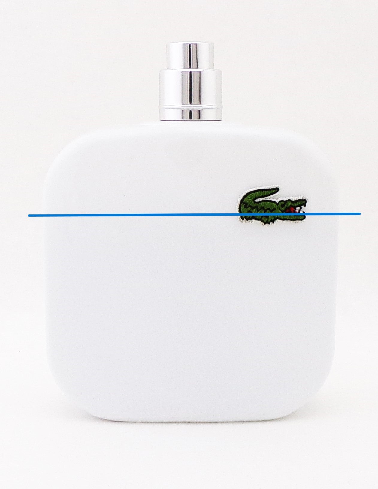 Lacoste L.12.12. Blanc 3.3 oz./ 100 ml. Eau de Toilette Spray for Men Tester NO BOX LOWFILL Bottle 70% Full