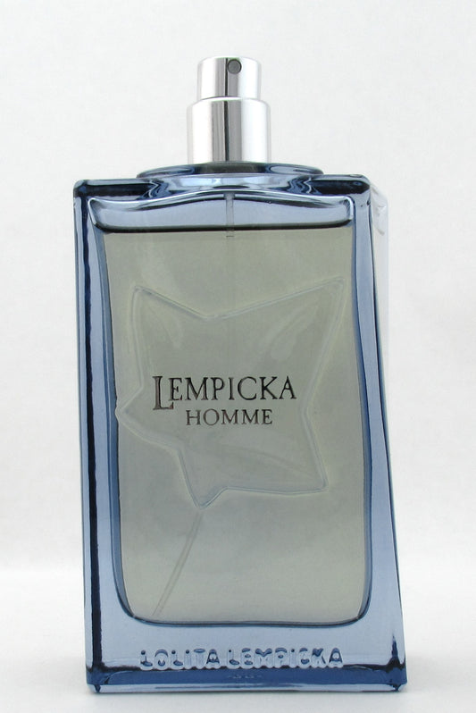 Lolita Lempicka Homme Eau De Toilette Spray for Men 100 ml./. 3.4 oz. Tester No Top LOWFILL BOTTLE