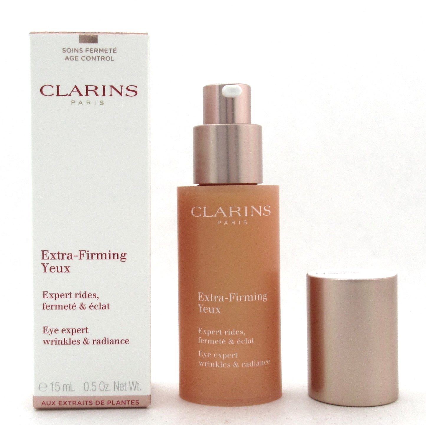Clarins Extra-Firming Yeux Eye Expert Wrinkles & Radiance 15 ml./ 0.5 oz. New in Box
