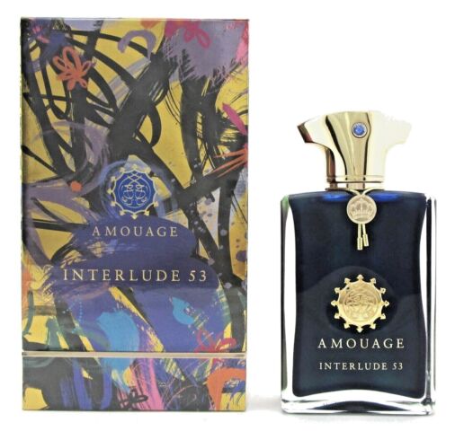 INTERLUDE 53 by Amouage 3.4 oz. Extrait de Parfum Spray for Men. New Sealed Box