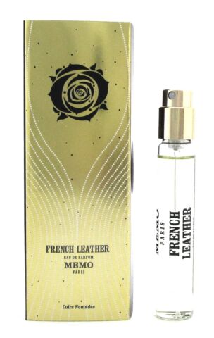 Memo Paris French Leather 0.33 oz./ 10 ml. Eau de Parfum REFILL Purse Spray. New