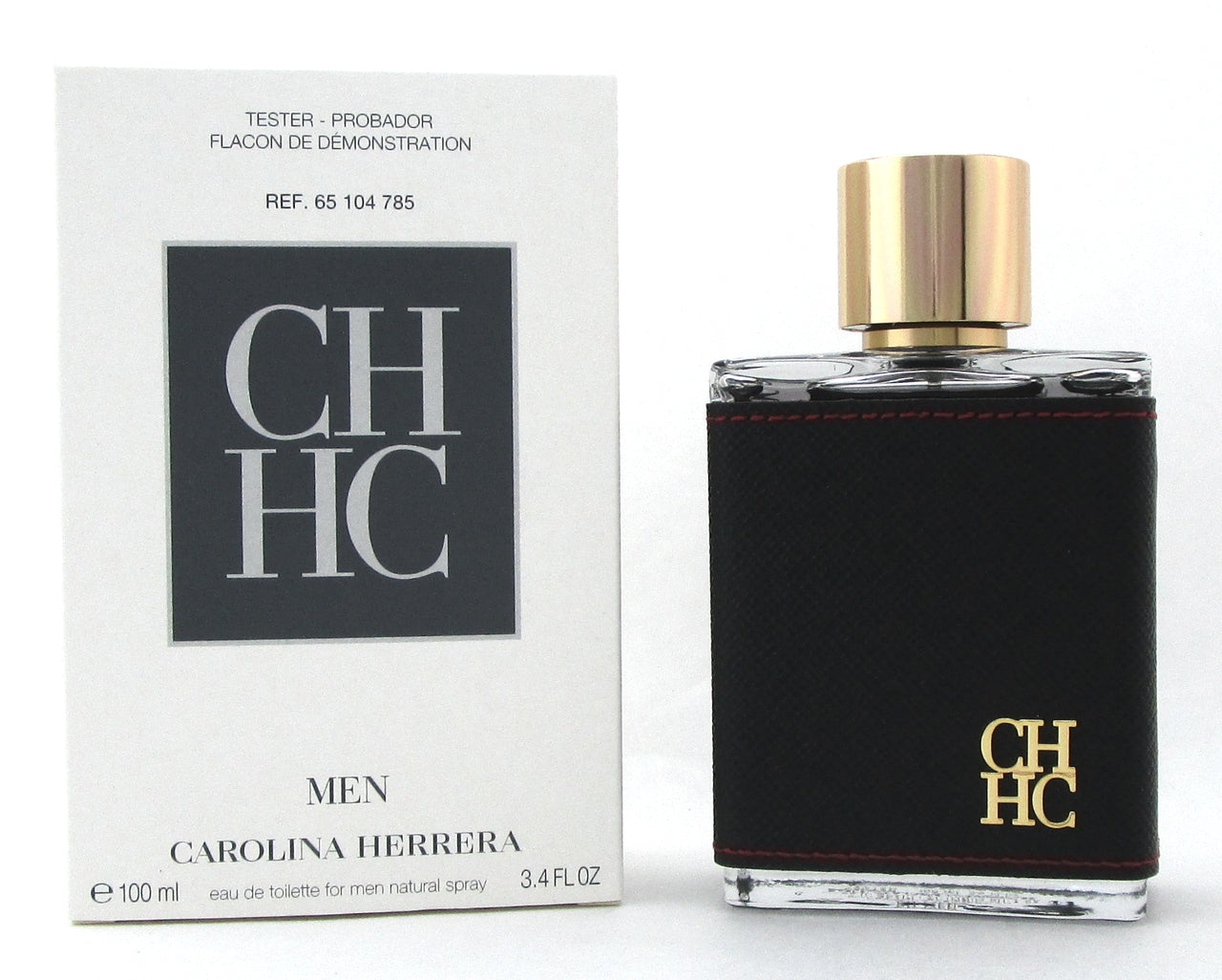 CH by Carolina Herrera 3.4 oz. Eau de Toilette Spray for Men. New Tester with Cap