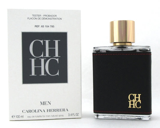 CH by Carolina Herrera 3.4 oz. Eau de Toilette Spray for Men. New Tester with Cap