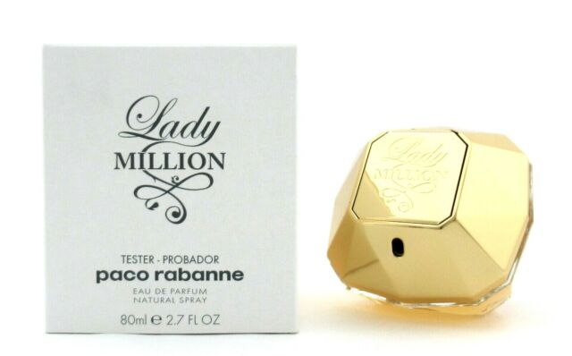 Lady Million by Paco Rabanne 2.7 oz. Eau de Parfum Spray for Women New Tester