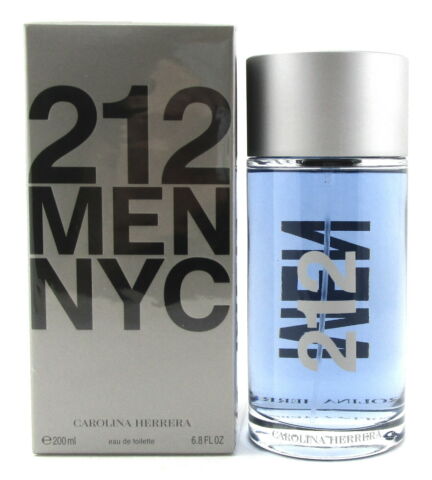 212 MEN NYC Carolina Herrera Eau de Toilette Spray 6.8 oz. New Sealed Box
