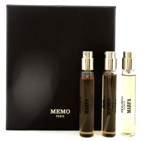 Memo Paris Marfa 3 x 0.33 oz /10 ml EDP REFILL Purse Spray for Women New in Box