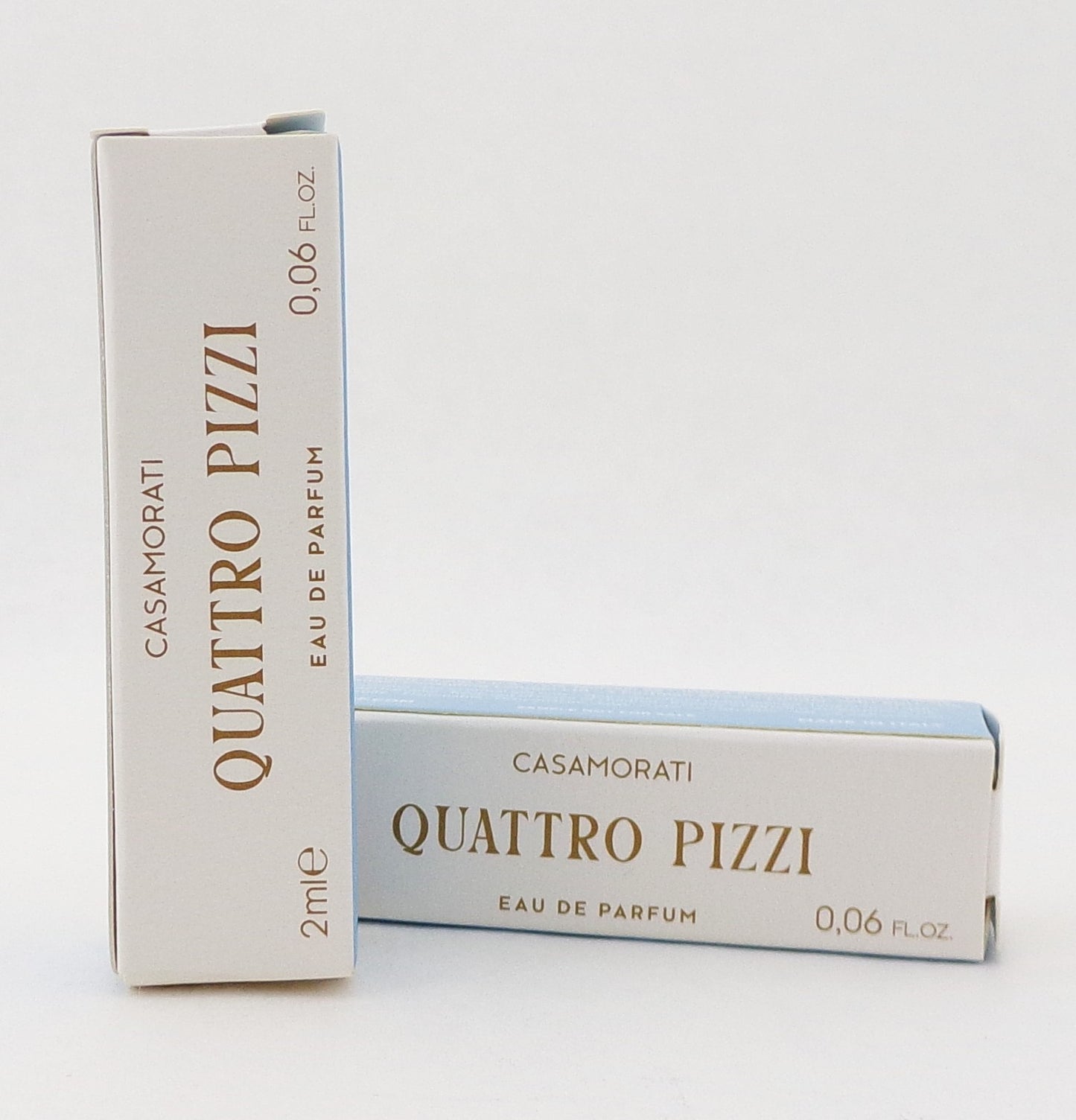 Casamorati QUATTRO PIZZI by Xerjoff 0.06 oz. Eau de Parfum Sample Spray Unisex. New Lot of 2 Vials