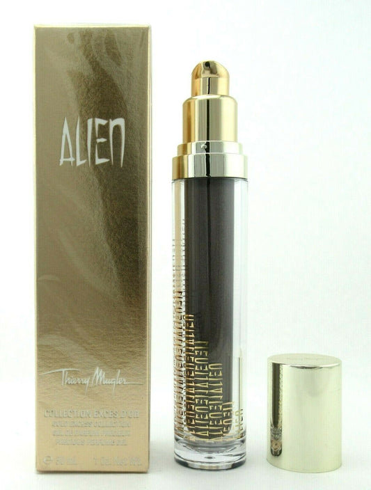 Alien by Thierry Mugler Perfume Gel Gold Collection for Women 30 ml./ 1 oz. New