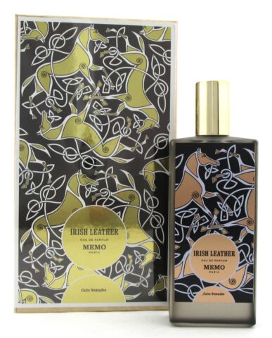 Irish Leather by Memo Paris 2.53 oz. Eau de Parfum Spray Unisex. New Sealed Box