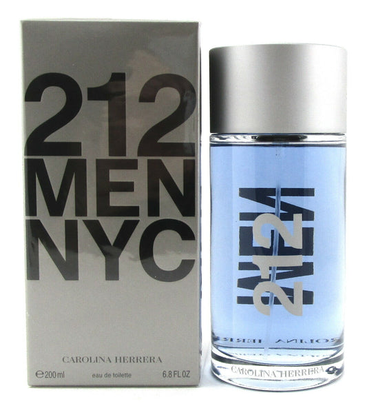 212 MEN NYC by Carolina Herrera 6.8 oz. EDT Spray. New SEALED Damaged Box