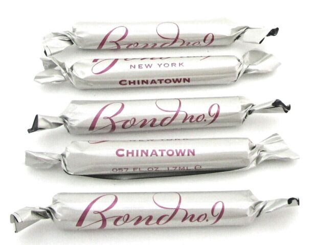 Bond No.9 Chinatown 1.7 ml EDP Sample Spray Lot of 5 Vials for Women. New in Bag