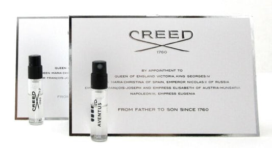 Creed Aventus 2.5 ml. Eau de Parfum Spray Vial for Men New with Card Lot of 2.