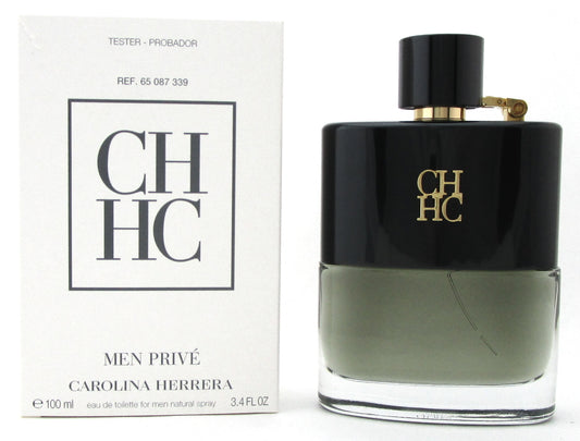 CH Men Prive by Carolina Herrera 3.4 oz. Eau De Toilette Spray for Men. New Tester