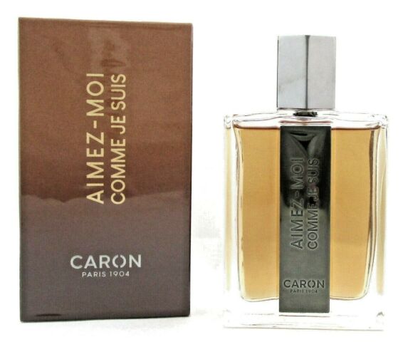 Caron Aimez-Moi Comme Je Suis 4.2 oz. EDT REFILLABLE Spray for Men. New Sealed Box