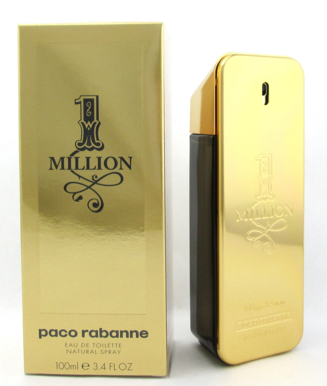 1 Million Paco Rabanne 3.4 oz. Eau de Toilette Spray for Men. New in Box