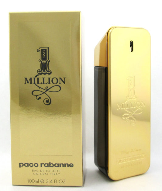 1 Million Paco Rabanne 3.4 oz. Eau de Toilette Spray for Men. New in Box