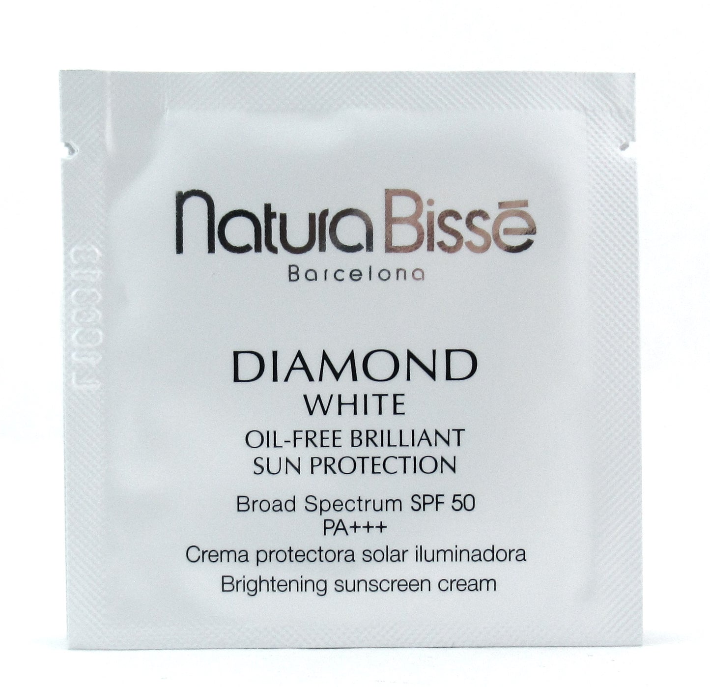 Natura Bisse Diamond White Oil-Free Brilliant SPF50 Sample 2 ml. Each. Lot of 10