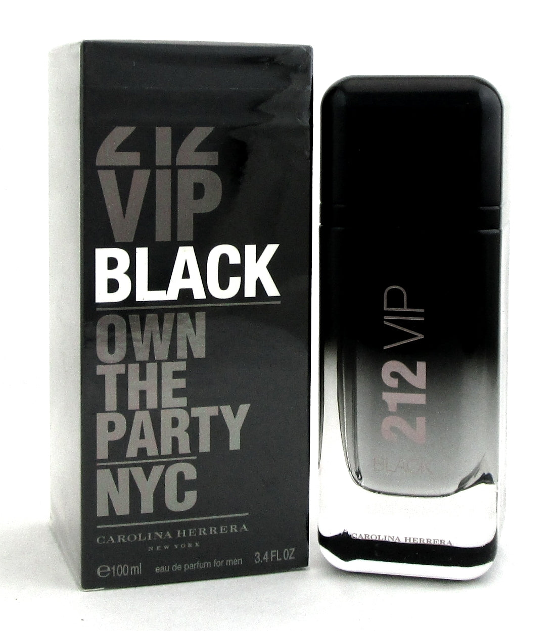 212 VIP BLACK Carolina Herrera 3.4oz EDP Spray Men.Brand New.Sealed Damaged Box