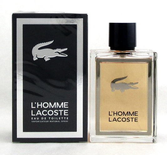 L'Homme Lacoste Cologne 3.3 oz./100 ml. EDT Spray for Men. New In Sealed Box.