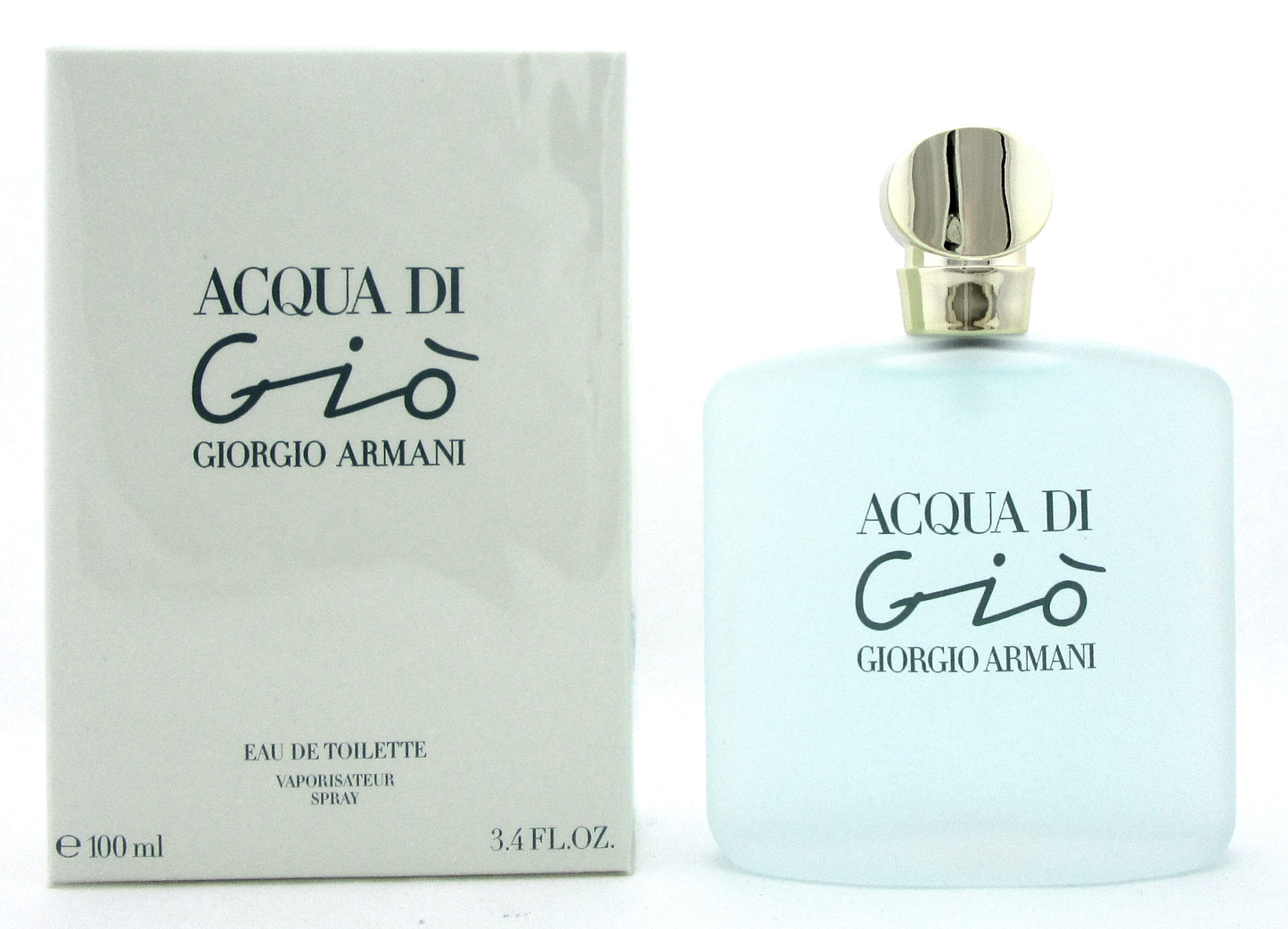 Acqua Di Gio by Giorgio Armani 3.4 oz. EDT Spray for Women. New. Damaged Box