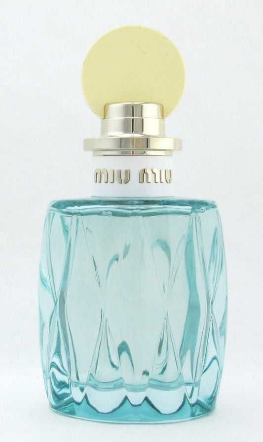 Miu Miu L'Eau Bleue Eau De Parfum Spray for Women 100 ml./ 3.4 oz. NO BOX