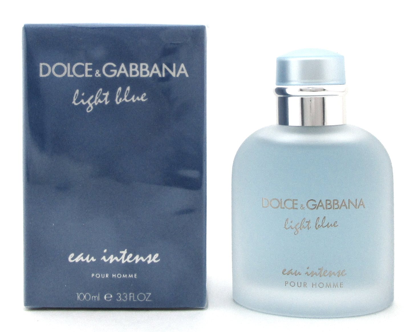 Dolce & Gabbana Light Blue EAU INTENSE 3.3 oz. EDP Spray for Men. New in Box