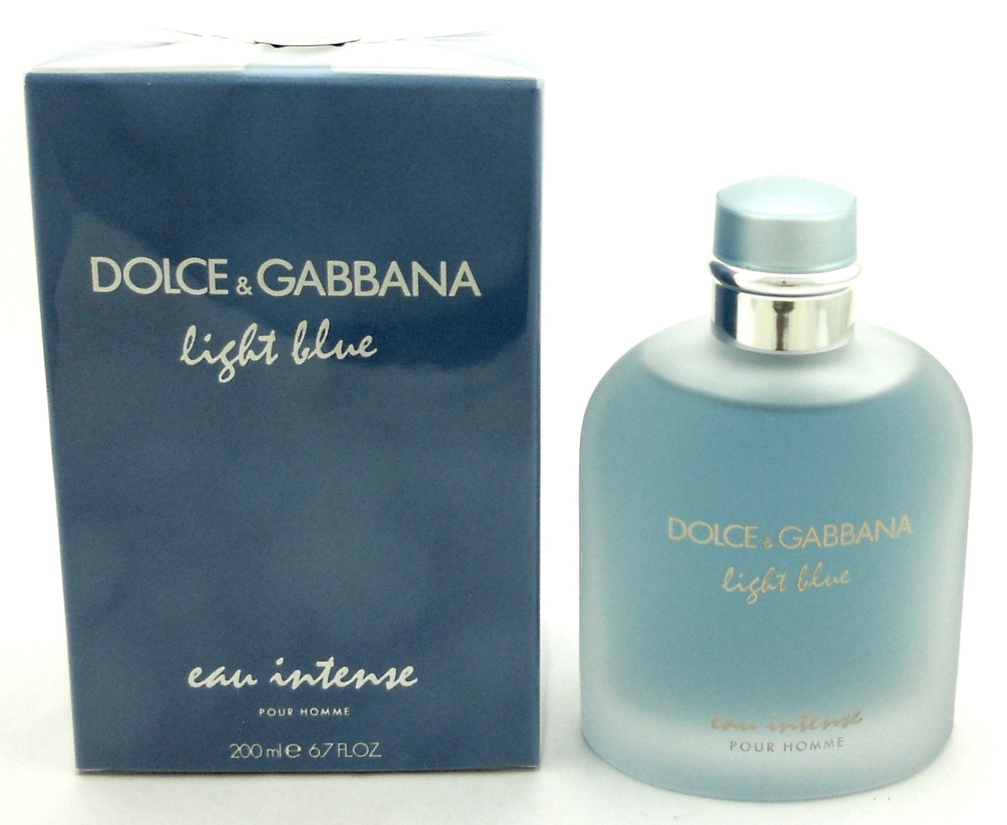 Dolce&Gabbana LIGHT BLUE EAU INTENSE Pour Homme Men 6.7 oz.EDP Spray. Brand new.