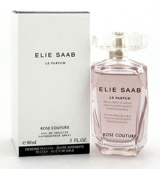 ROSE COUTURE by Elie Saab Le Parfum 3.0oz./90ml. EDT Spray for Women. NEW Tester