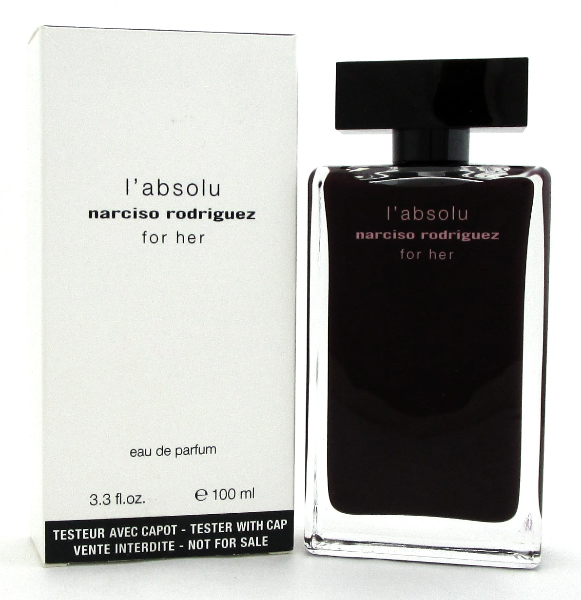Narciso Rodriguez L'absolu For Her Perfume 3.3 oz. EDP Spray Women. New Tester.
