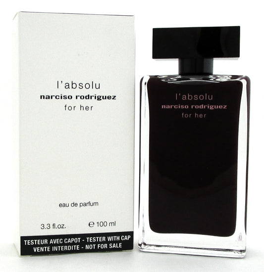 Narciso Rodriguez L'absolu For Her Perfume 3.3 oz. EDP Spray Women. New Tester.
