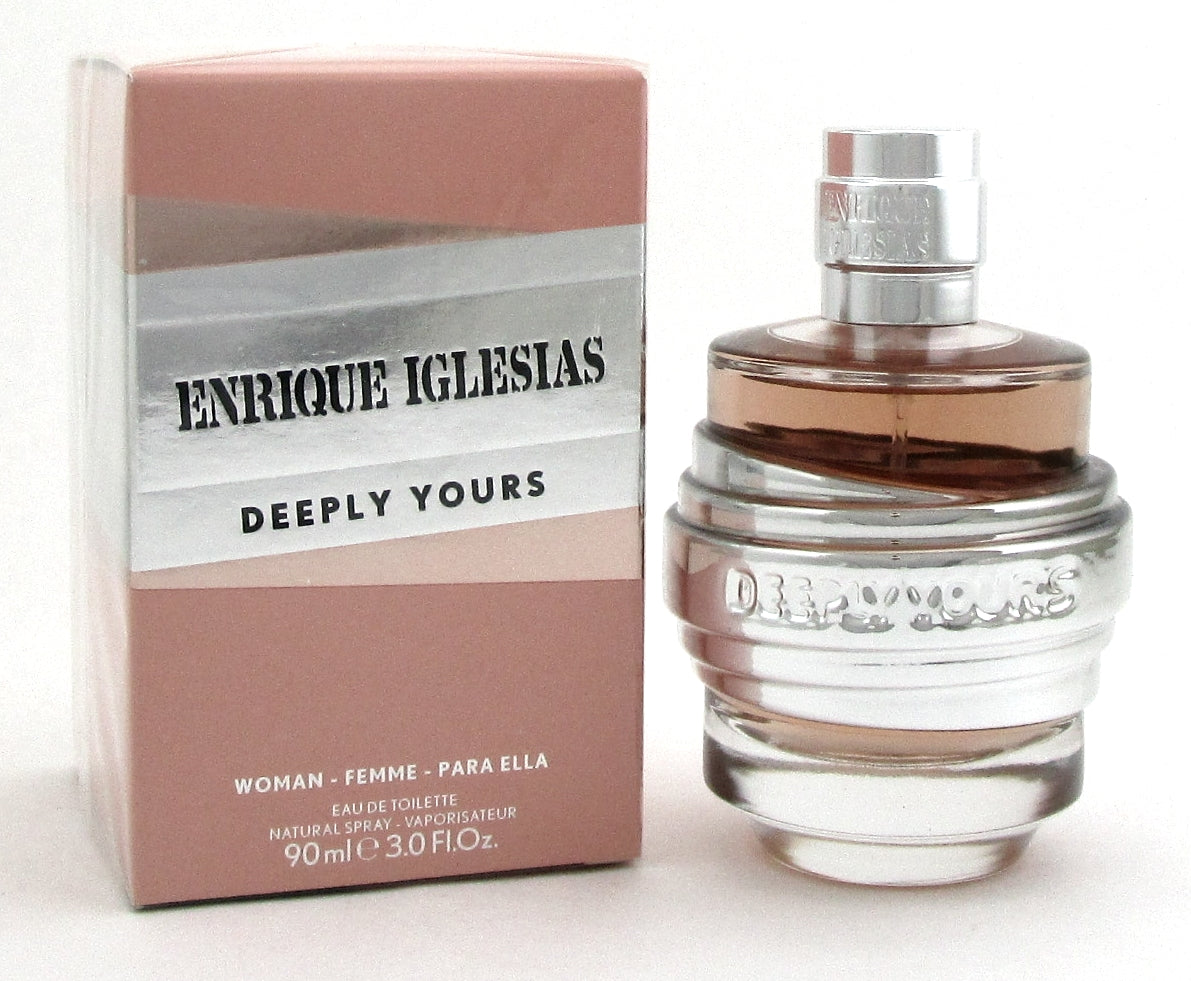 Enrique Iglesias Deeply Yours Woman 3.0oz./90ml Eau de Toilette Spray Sealed NEW