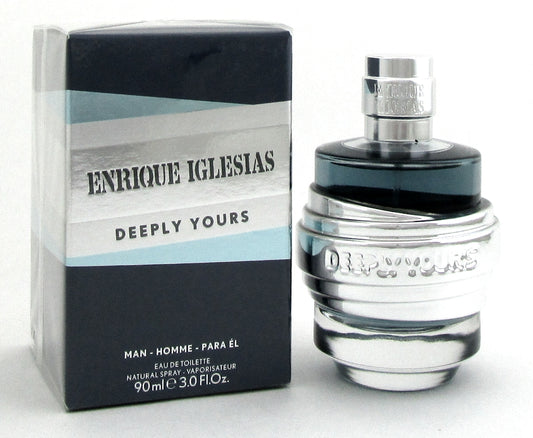 Enrique Iglesias Deeply Yours Man 3.0oz./90ml. Eau de Toilette Spray. Sealed NEW