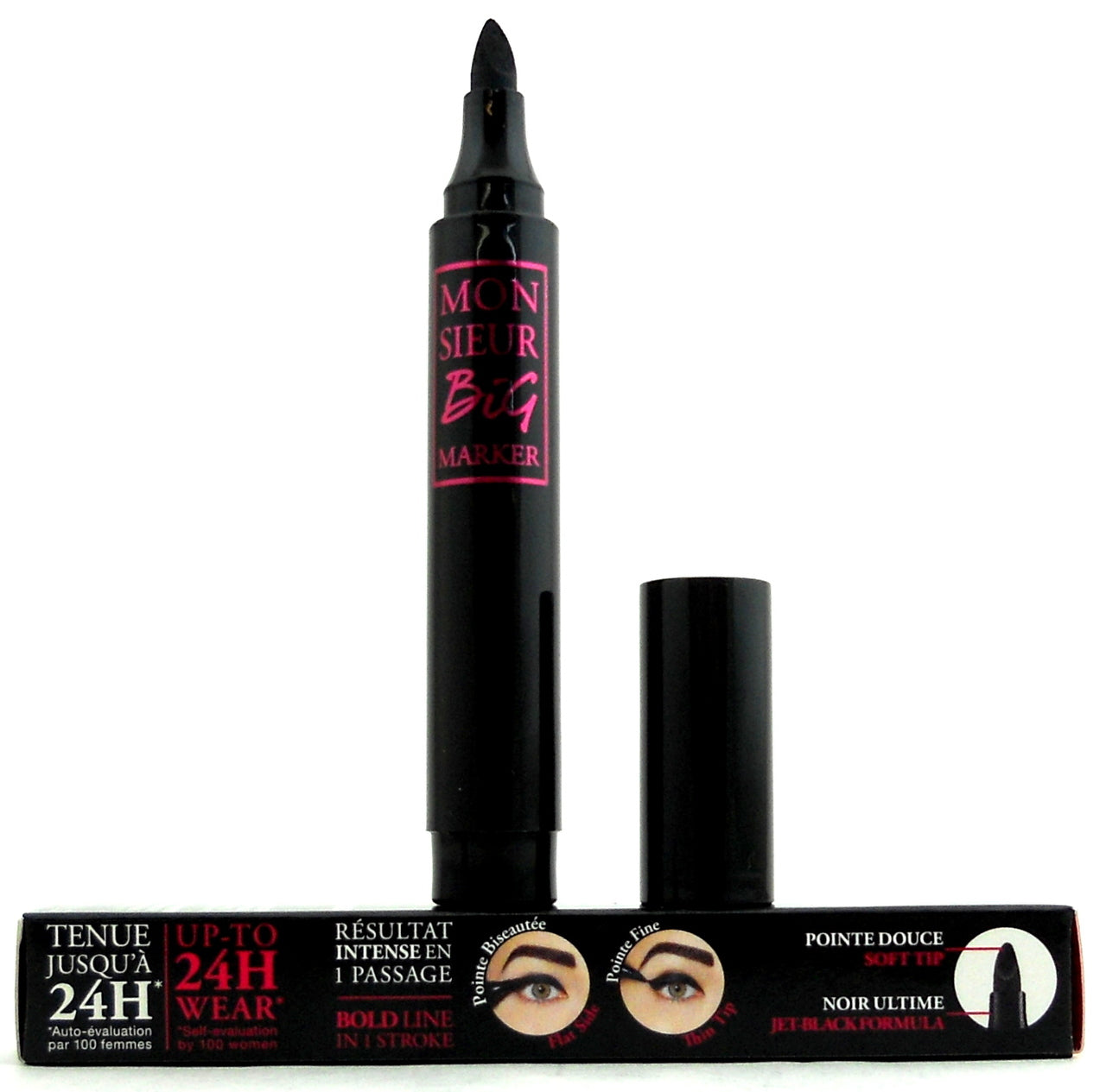 Lancome Monsieur Big Marker Ultra Black No Smudge Full Size 2.4 ml..Up to 24 H Wear. New in Box.