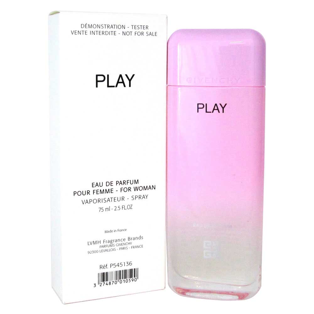 Play by Givenchy Pour Femme Eau de Parfum 2.5oz./ 75ml. Spray *Tester