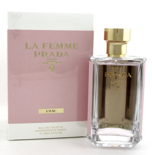 Prada La Femme L'EAU Perfume 3.4 oz./100 ml. EDT Spray for Women. NEW Sealed.