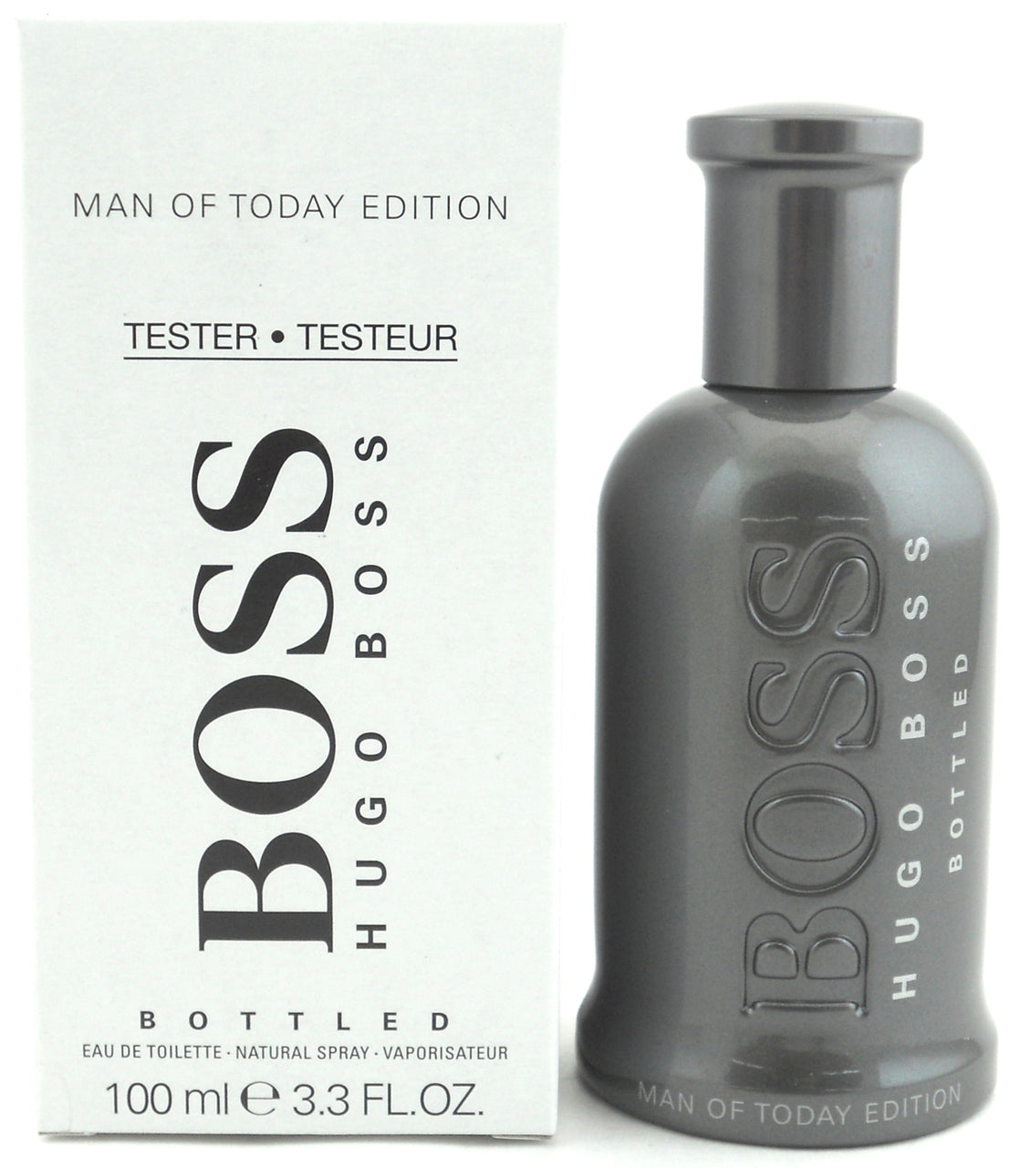 Boss Bottled Man of Today Edition by Hugo Boss 3.3 oz. EDT Spray Tester with Cap.