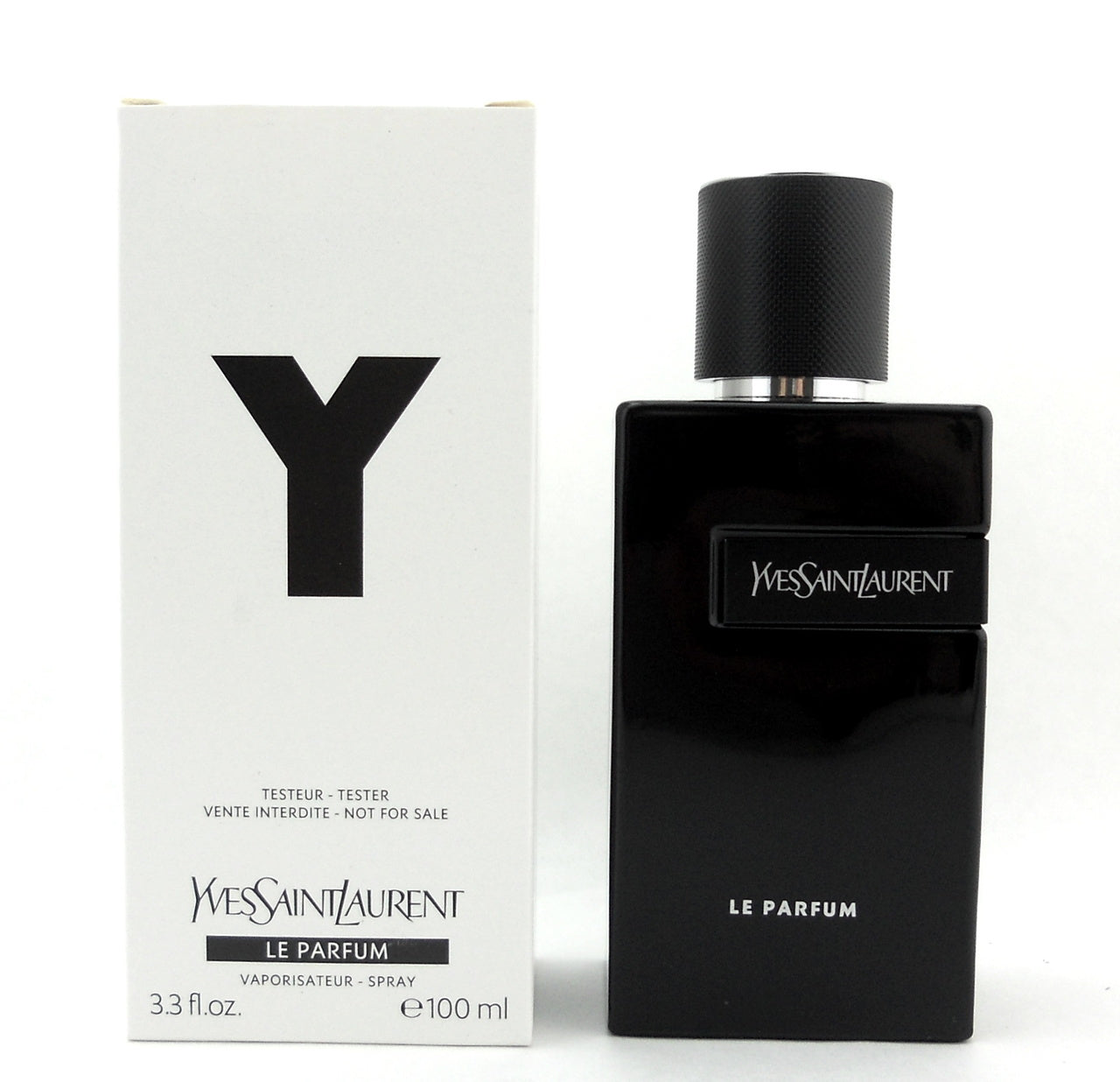 Y by Yves Saint Laurent LE PARFUM Spray for Men 3.3 oz. Tester with Cap