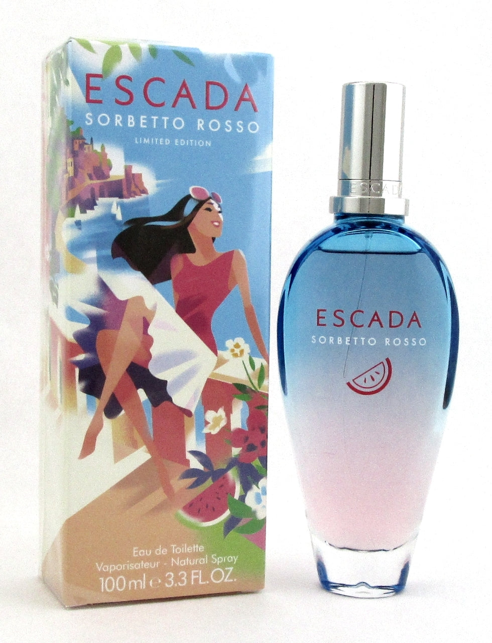 Escada Sorbetto Rosso for Women 3.3 oz./ 100 ml. Eau de Toilette Spray. New
