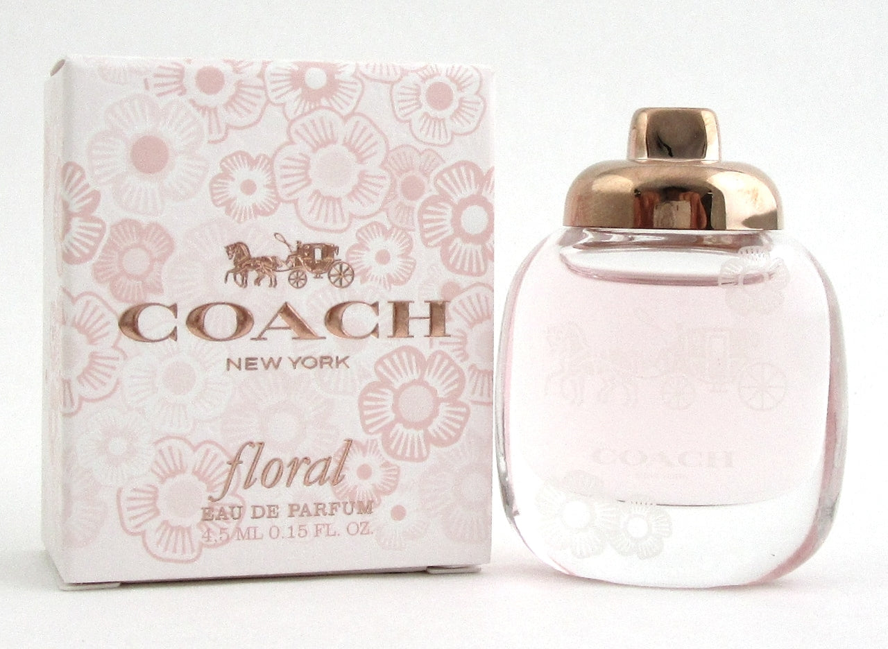 Coach New York FLORAL by Coach Mini 0.15 oz./ 4.5 ml. EDP Splash for Women. NEW.