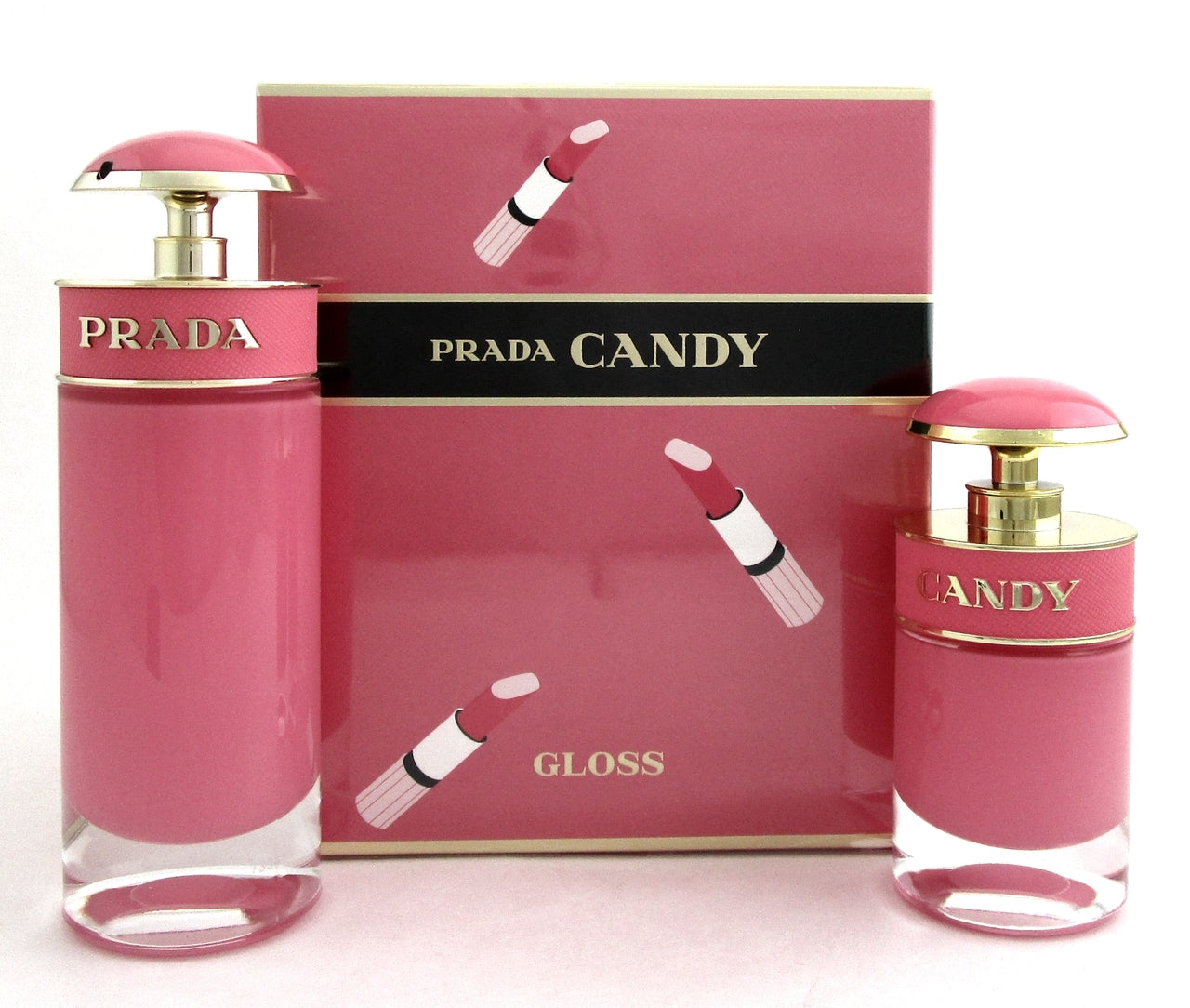 Prada Candy Gloss Perfume 2.7 oz.EDT Spray +1.0 oz.EDT Spray Gift Set for Women